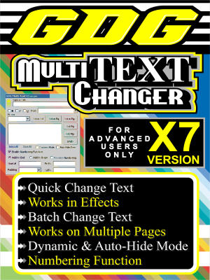 GDG Multi Text Changer for X7