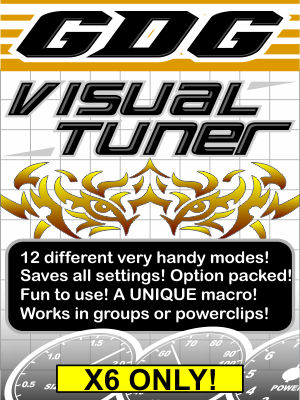 GDG Visual Tuner for X6