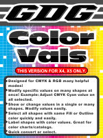 GDG Color Vals for X4 and X5