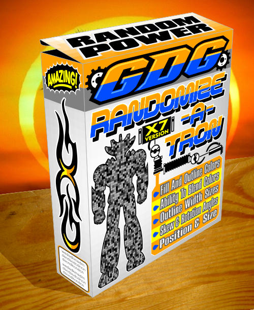 random randomize macro for coreldraw v.2018 box