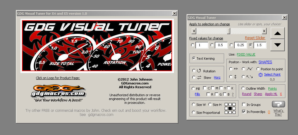 multi text changer macro for corel draw