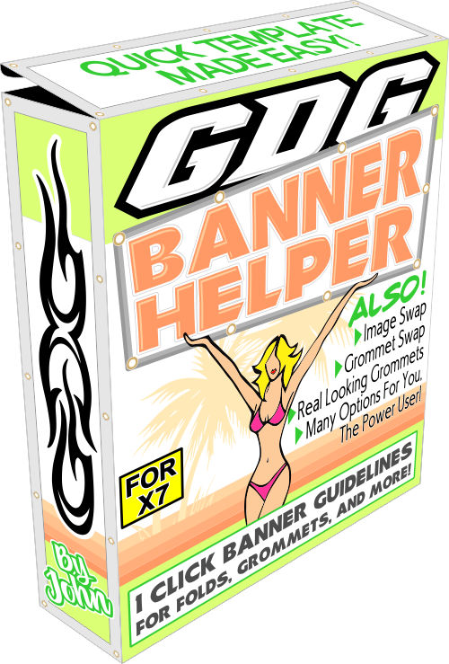 banner sign template macro for coreldraw