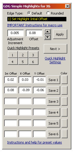simple highlights corel draw macro pic 1