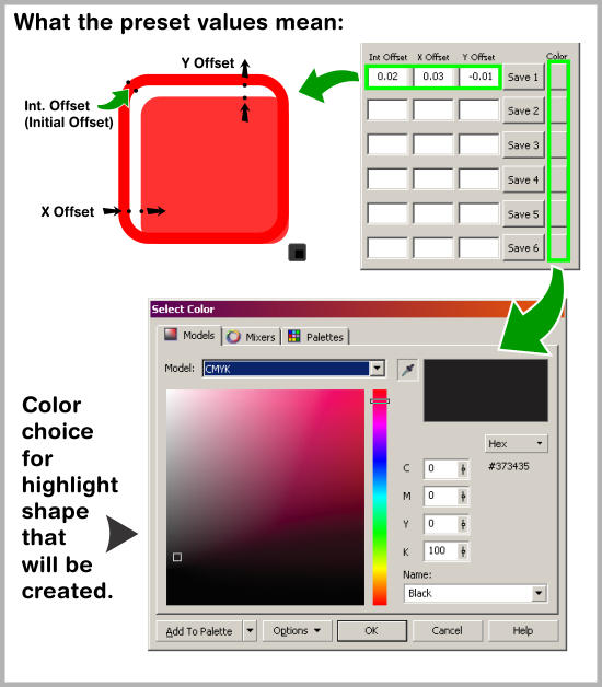 simple highlights corel draw macro pic 3
