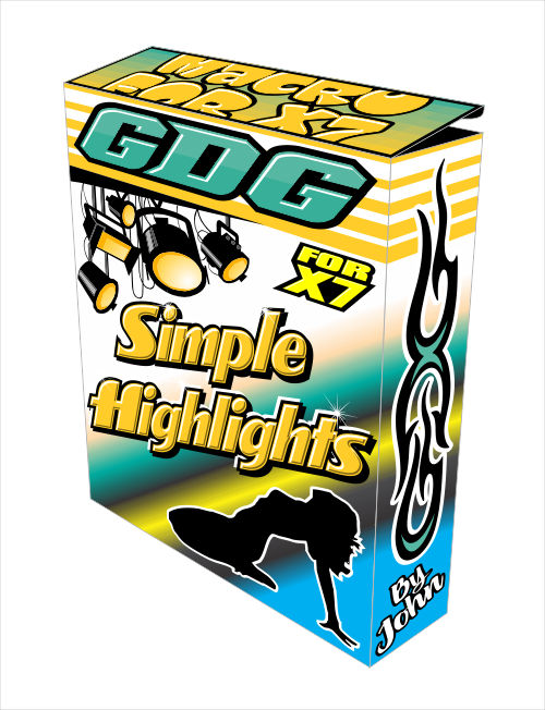 simple highlights macro box style for DRAW v.2019